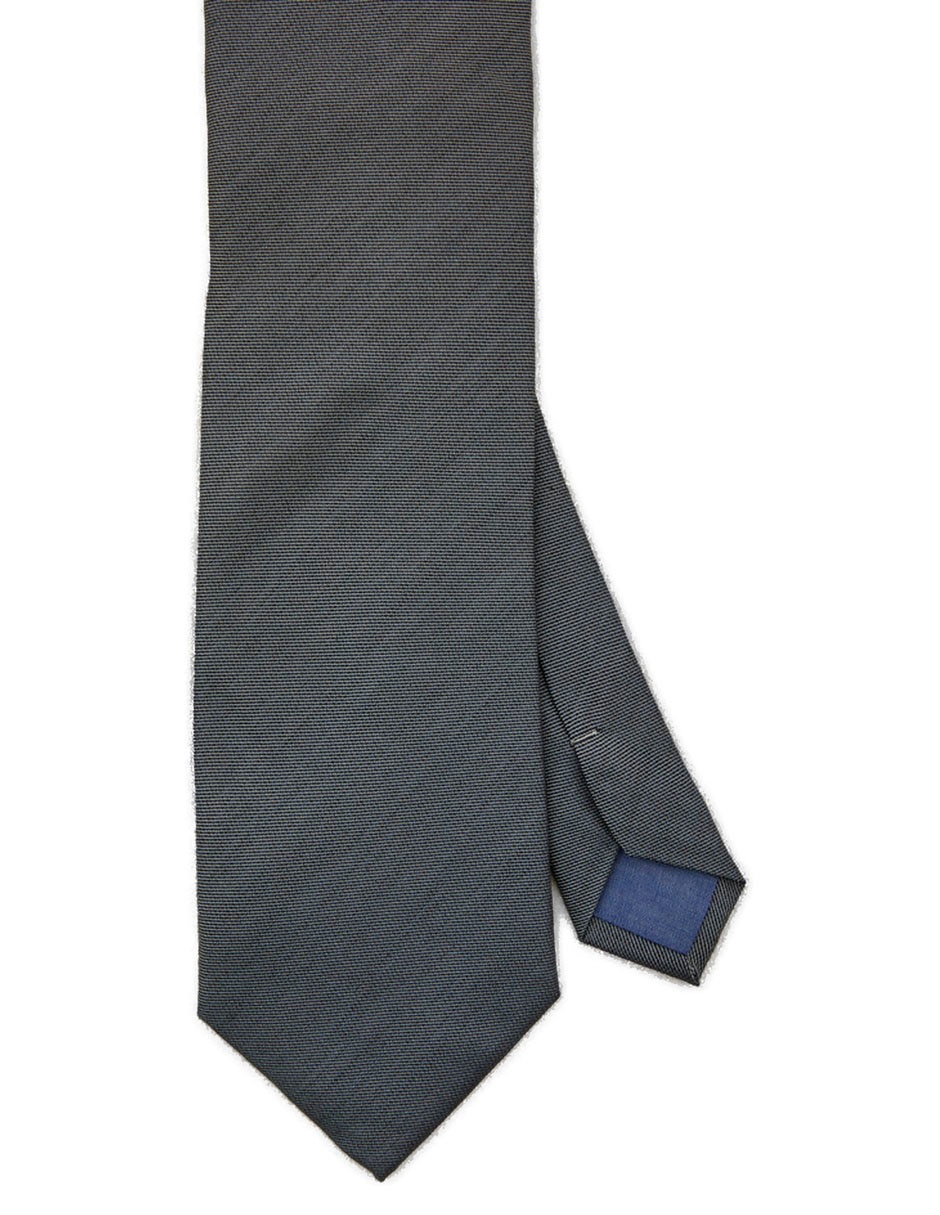 Corbata regular de seda estampado gráfico para hombre