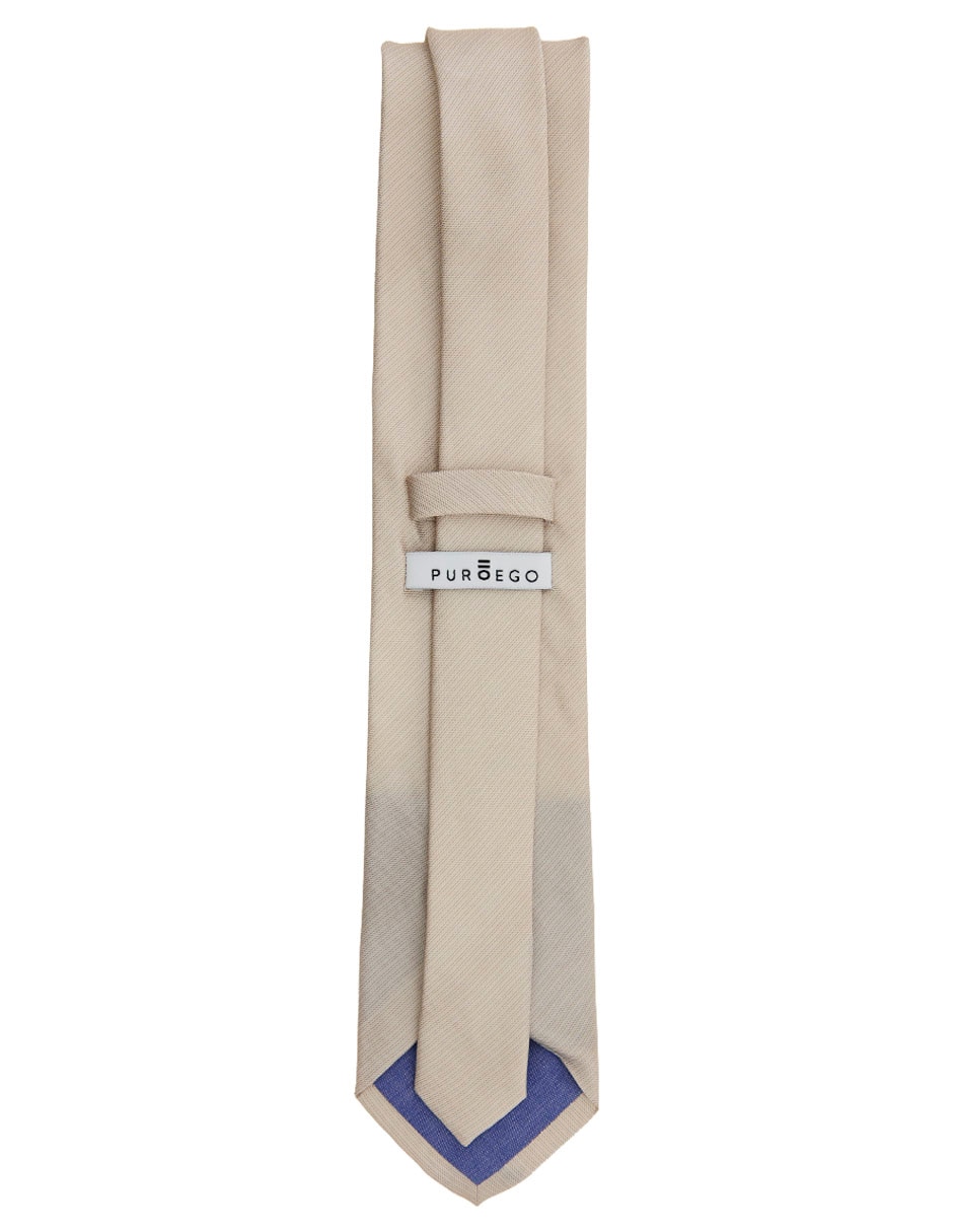 Corbata regular de seda estampado para hombre 3