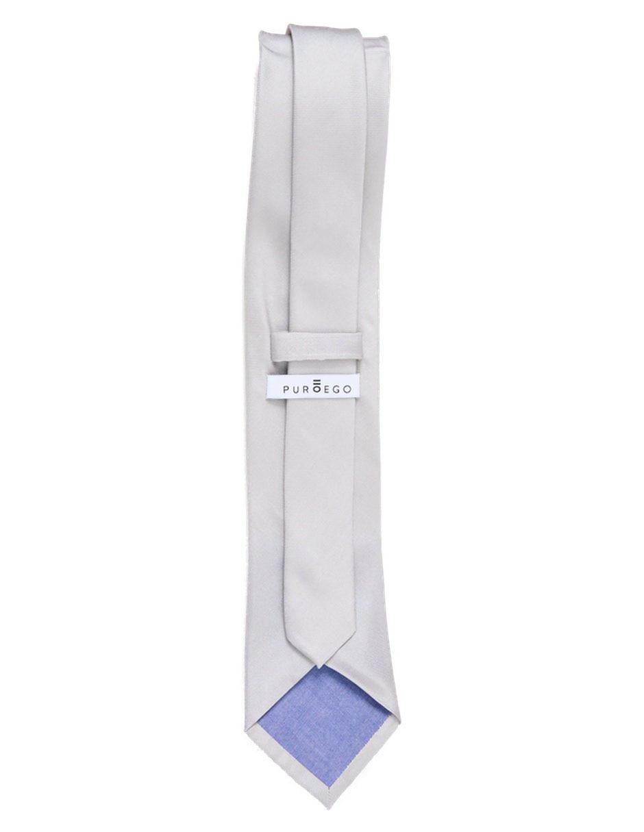 Corbata puroego regular de seda estampado gráfico para hombre