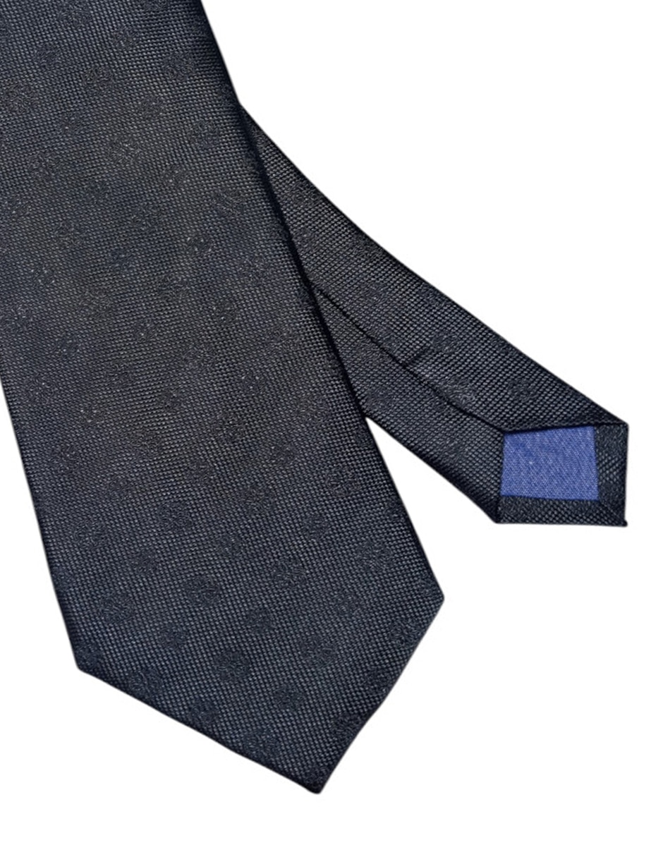 Corbata regular de seda estampado gráfico para hombre 3