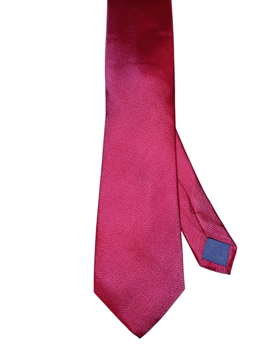 Corbata regular de seda estampada para hombre