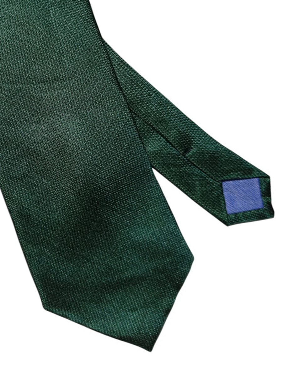 Corbata regular de seda estampada para hombre 3