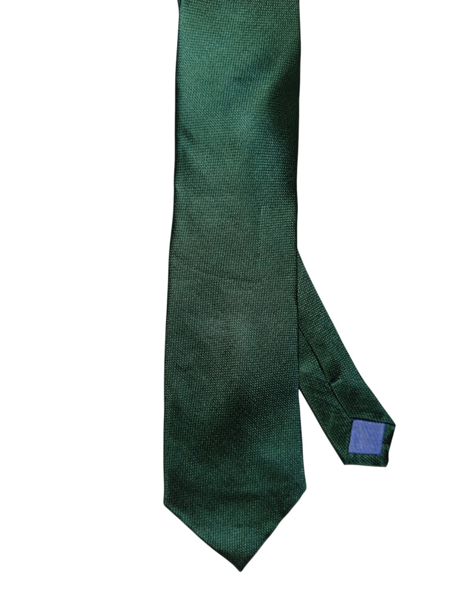Corbata regular de seda estampada para hombre 1