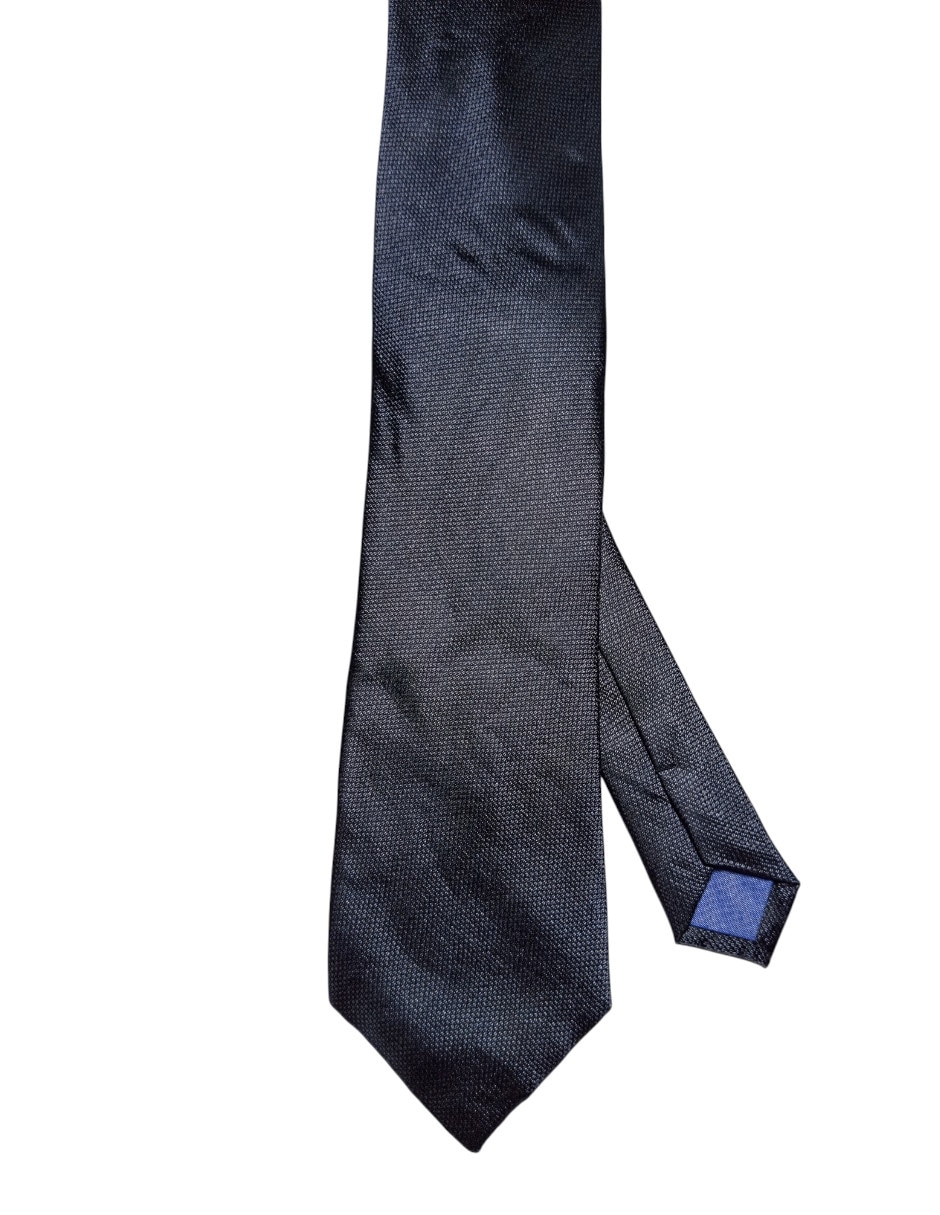 Corbata regular de seda estampada para hombre