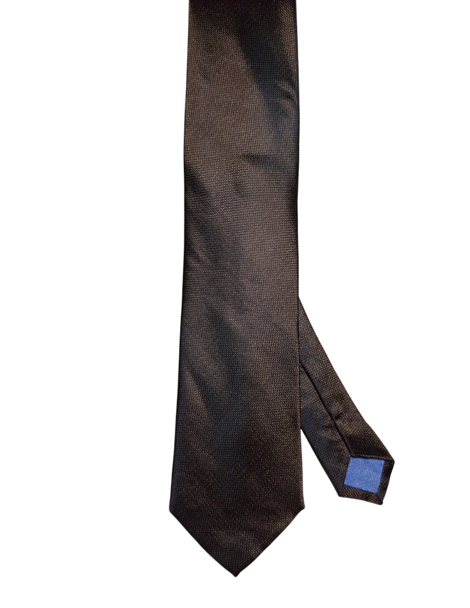 Corbata regular de seda estampada para hombre