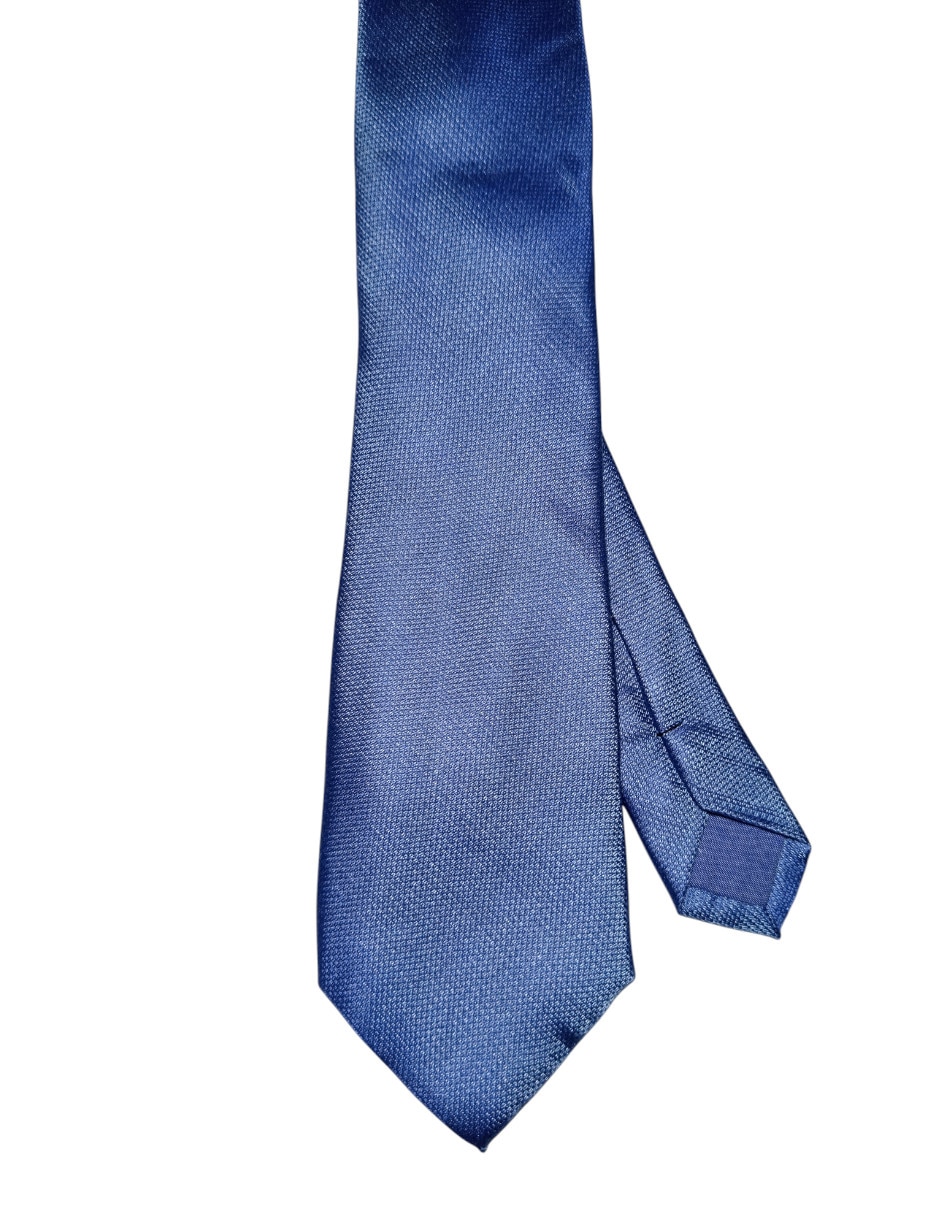 Corbata regular de seda estampada para hombre