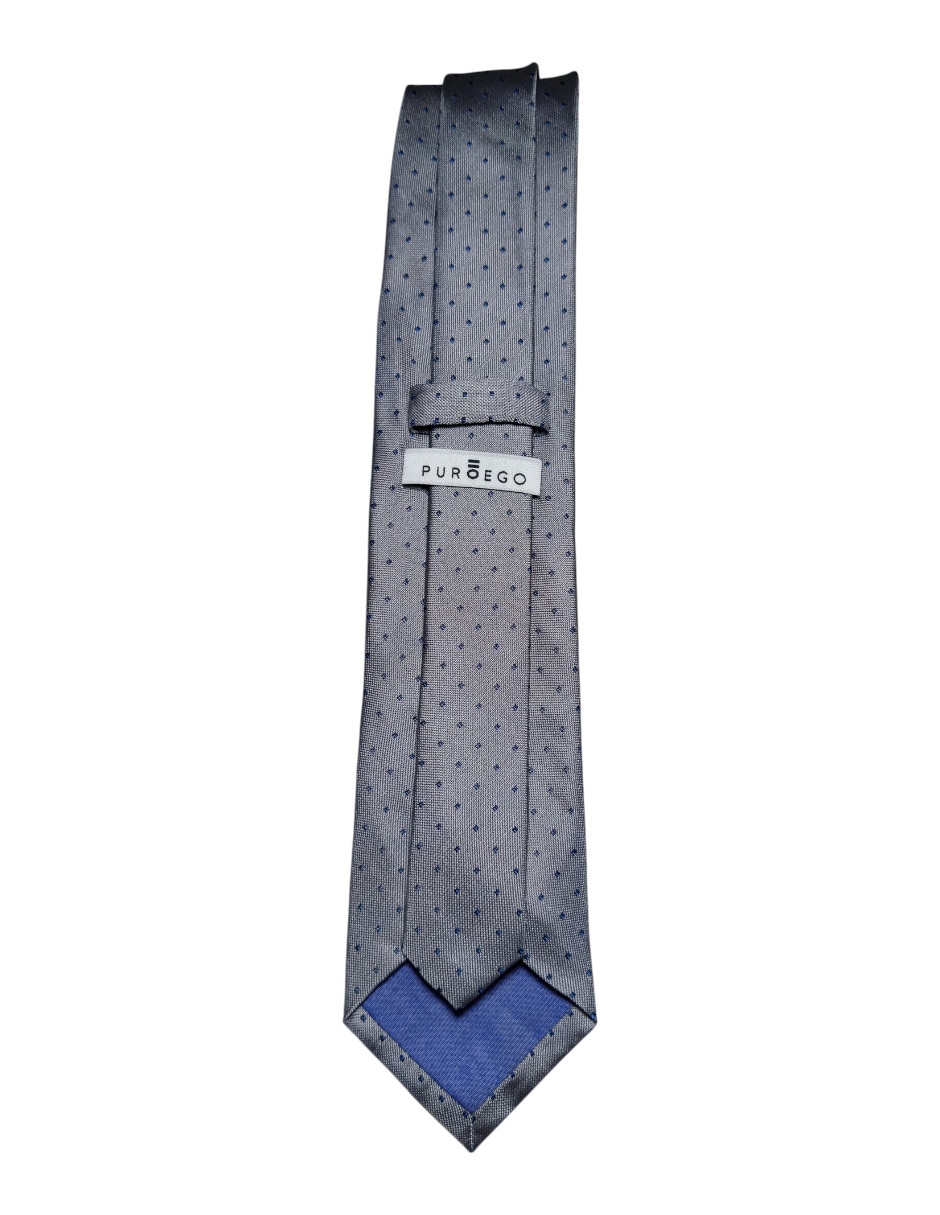 Corbata regular de seda estampada para hombre 2