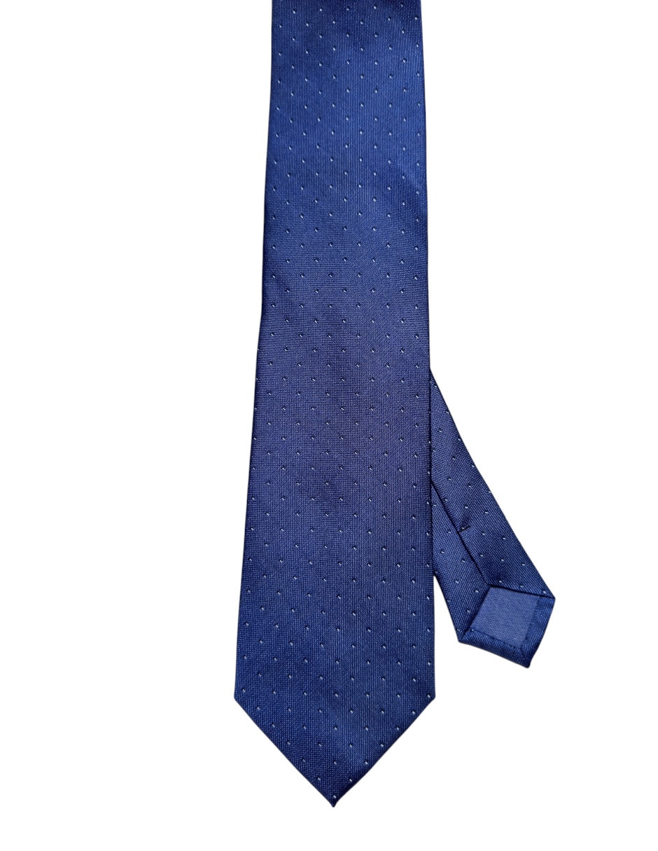 Corbata regular de seda estampada para hombre