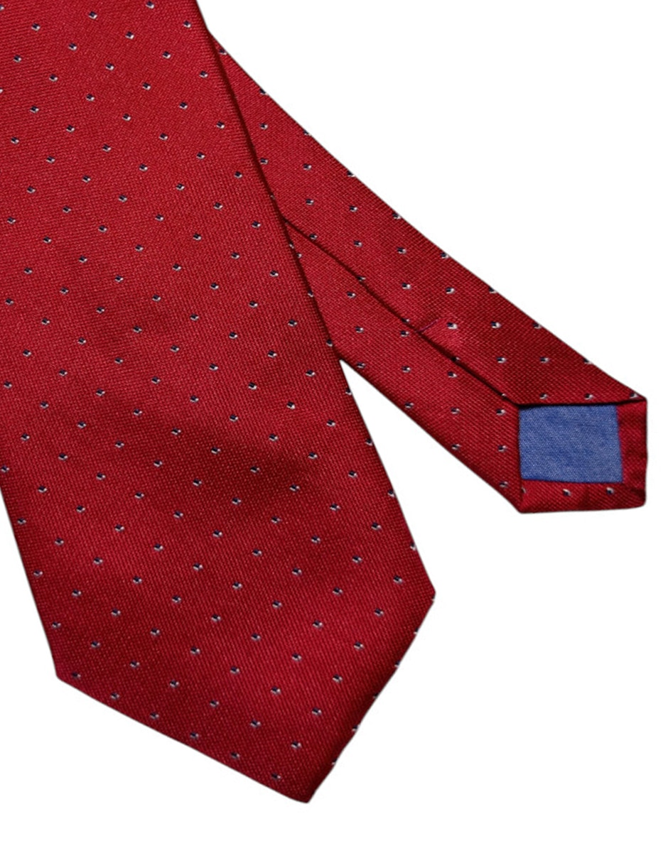 Corbata Puroego regular de seda estampada para hombre