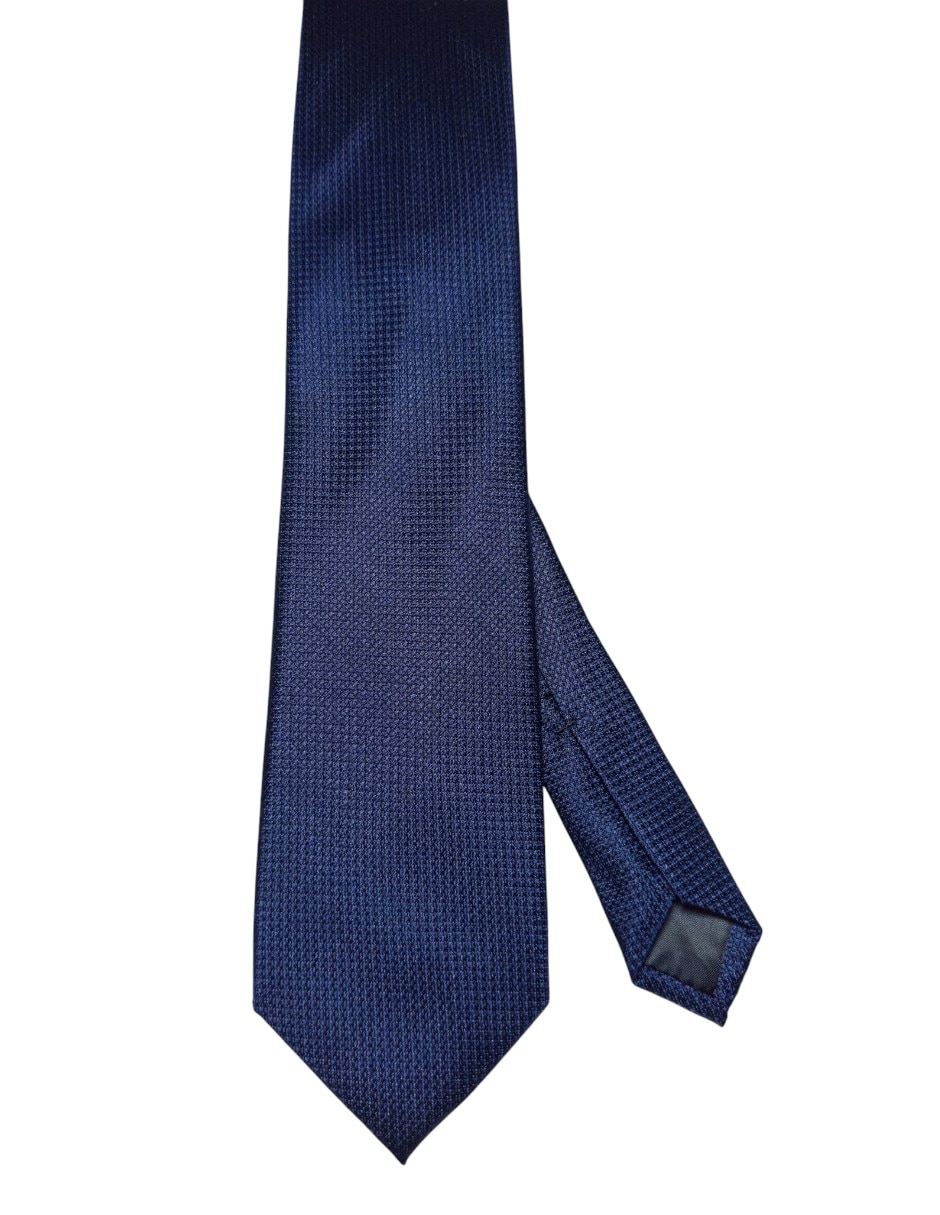 Corbata regular de seda estampado para hombre 1