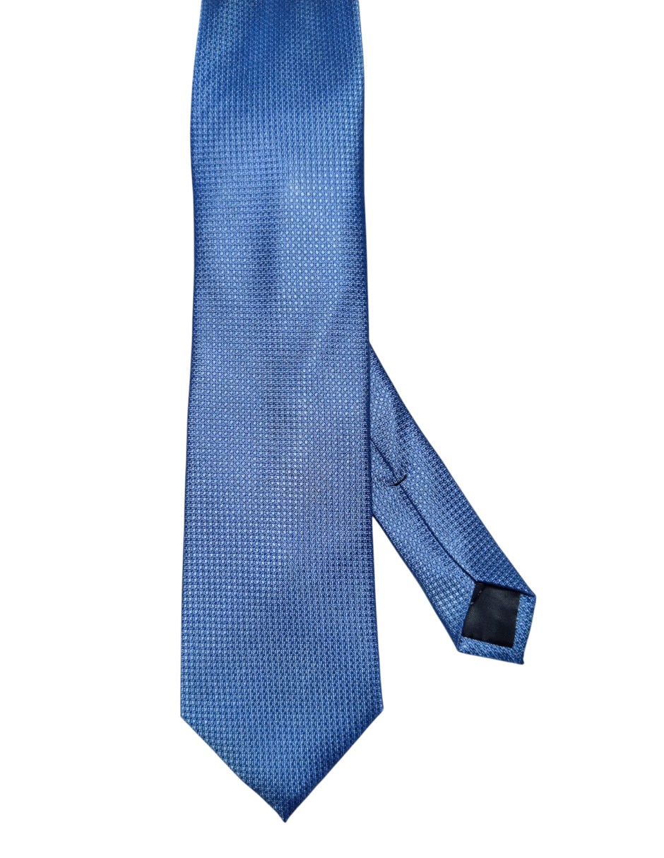Corbata regular de seda estampado gráfico para hombre