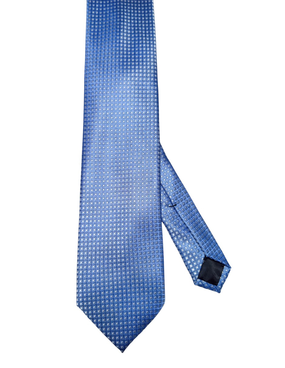 Corbata regular de seda estampado a cuadros para hombre Corbata regular de seda estampado a cuadros para hombre