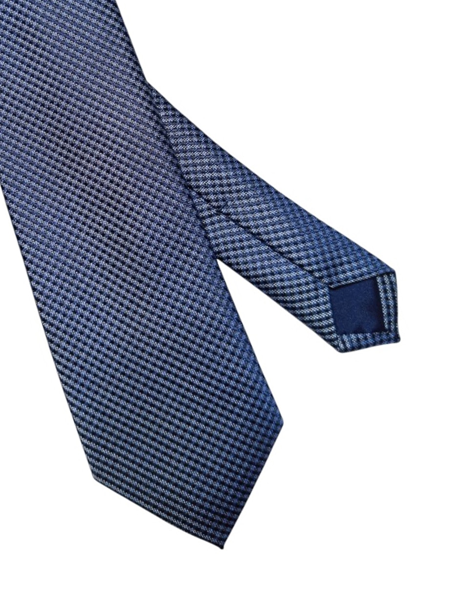 Corbata Original Penguin regular de seda estampado a cuadros para hombre