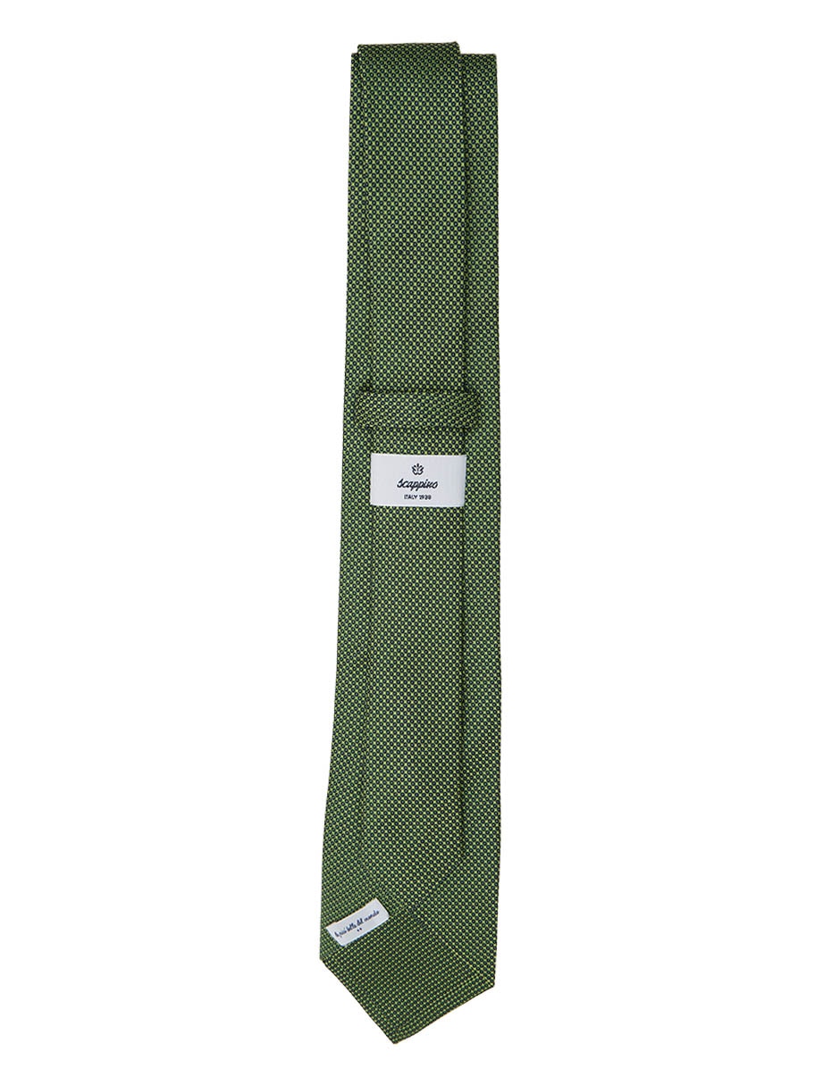Corbata regular de seda a rayas para hombre 2