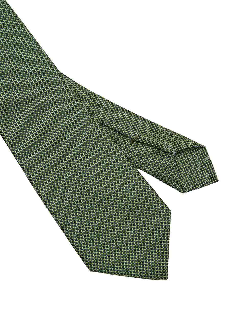 Corbata regular de seda a rayas para hombre 3