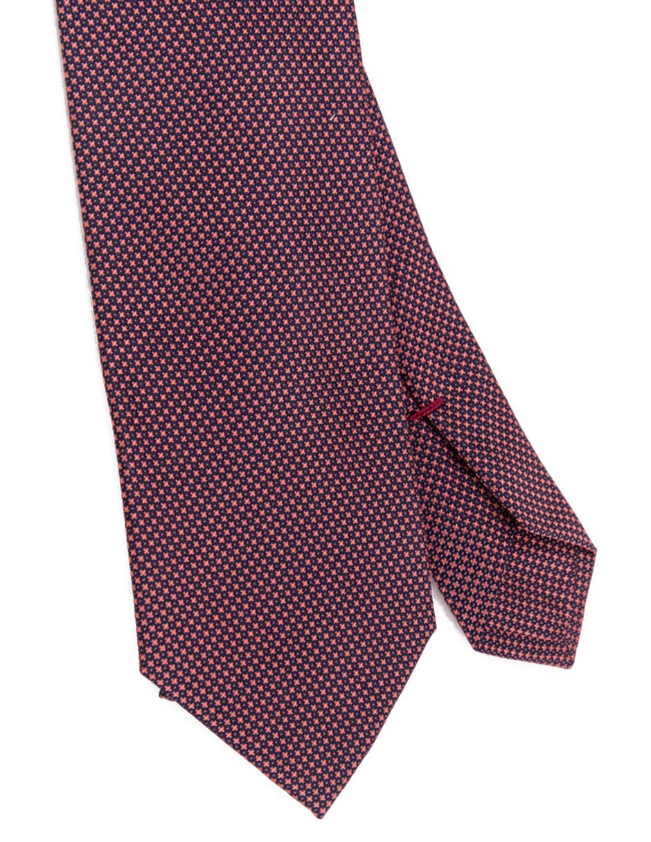 Corbata Scappino regular de seda a rayas para hombre