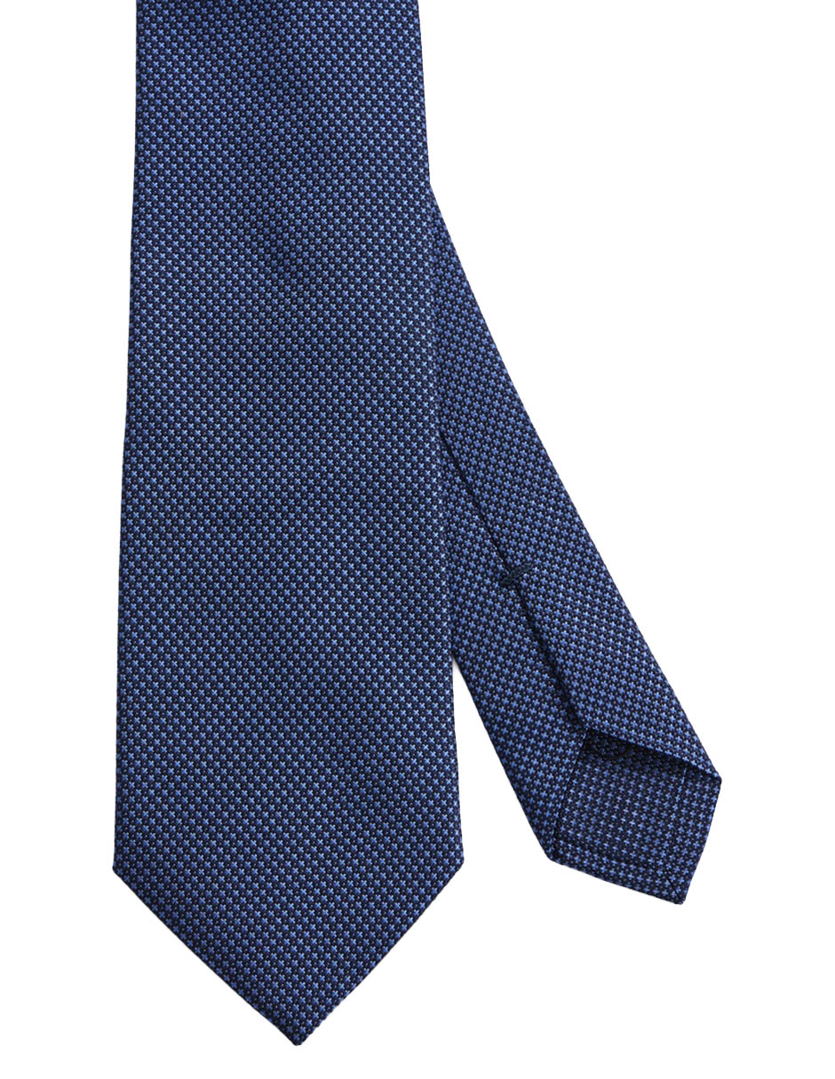 Corbata regular de seda a rayas para hombre