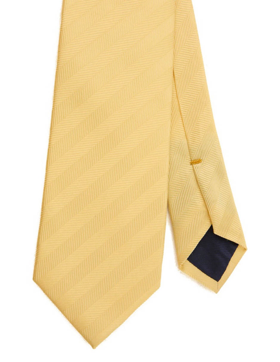 Corbata regular de seda estampado a rayas para hombre