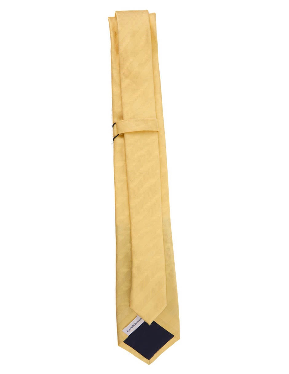Corbata scappino regular de seda estampado a rayas para hombre