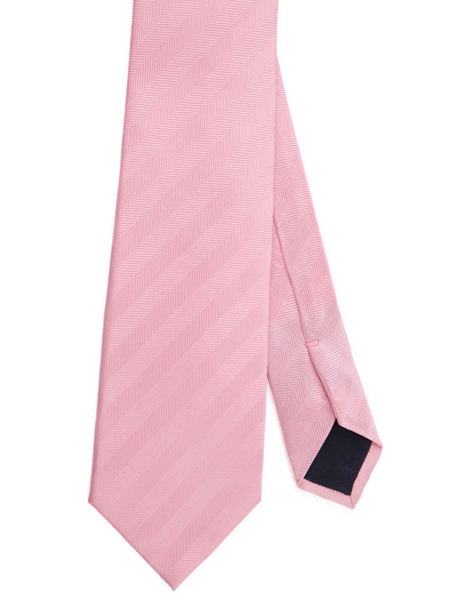 Corbata regular de seda estampado a rayas para hombre