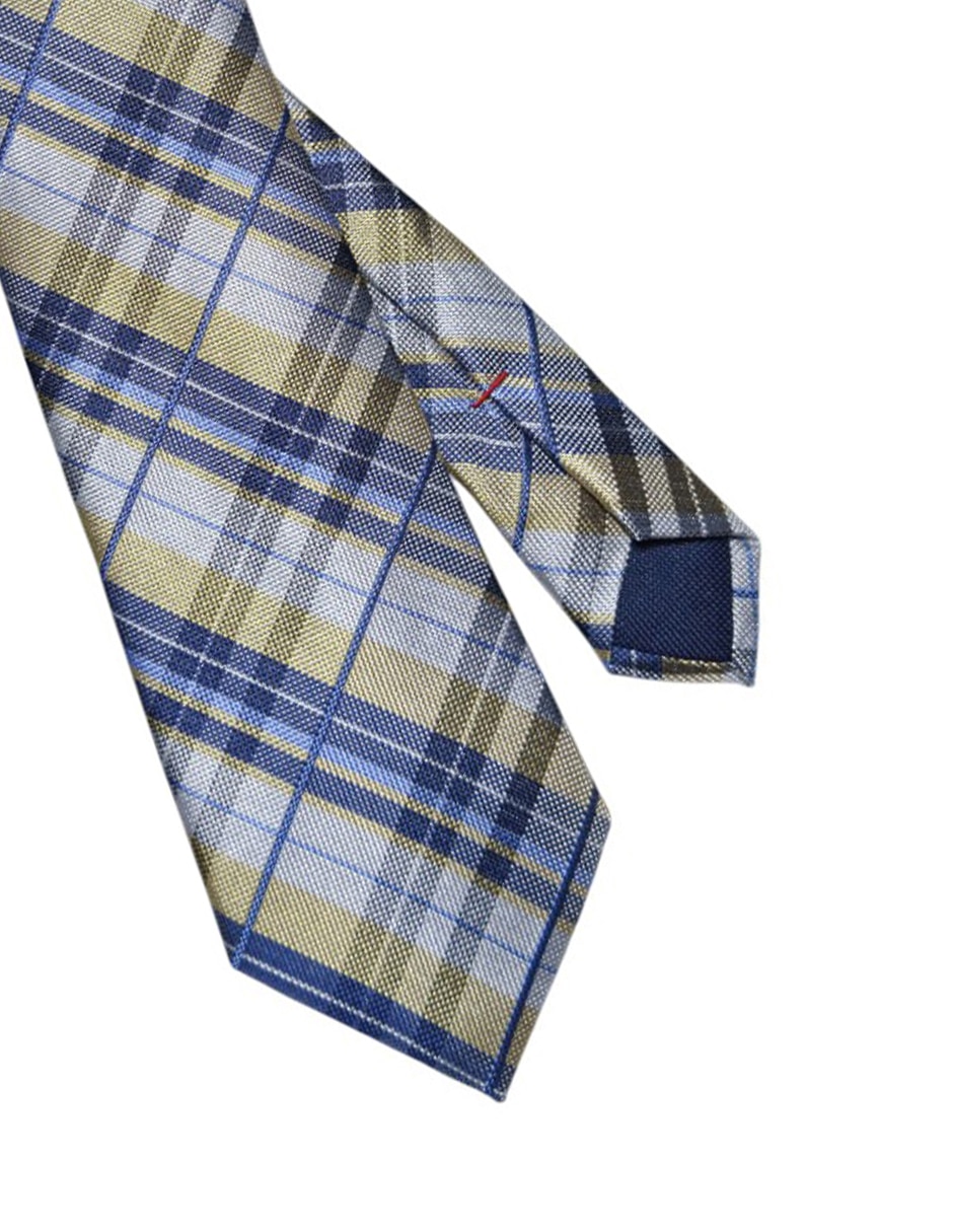 Corbata Hilfiger regular de seda estampado a cuadros para hombre 2