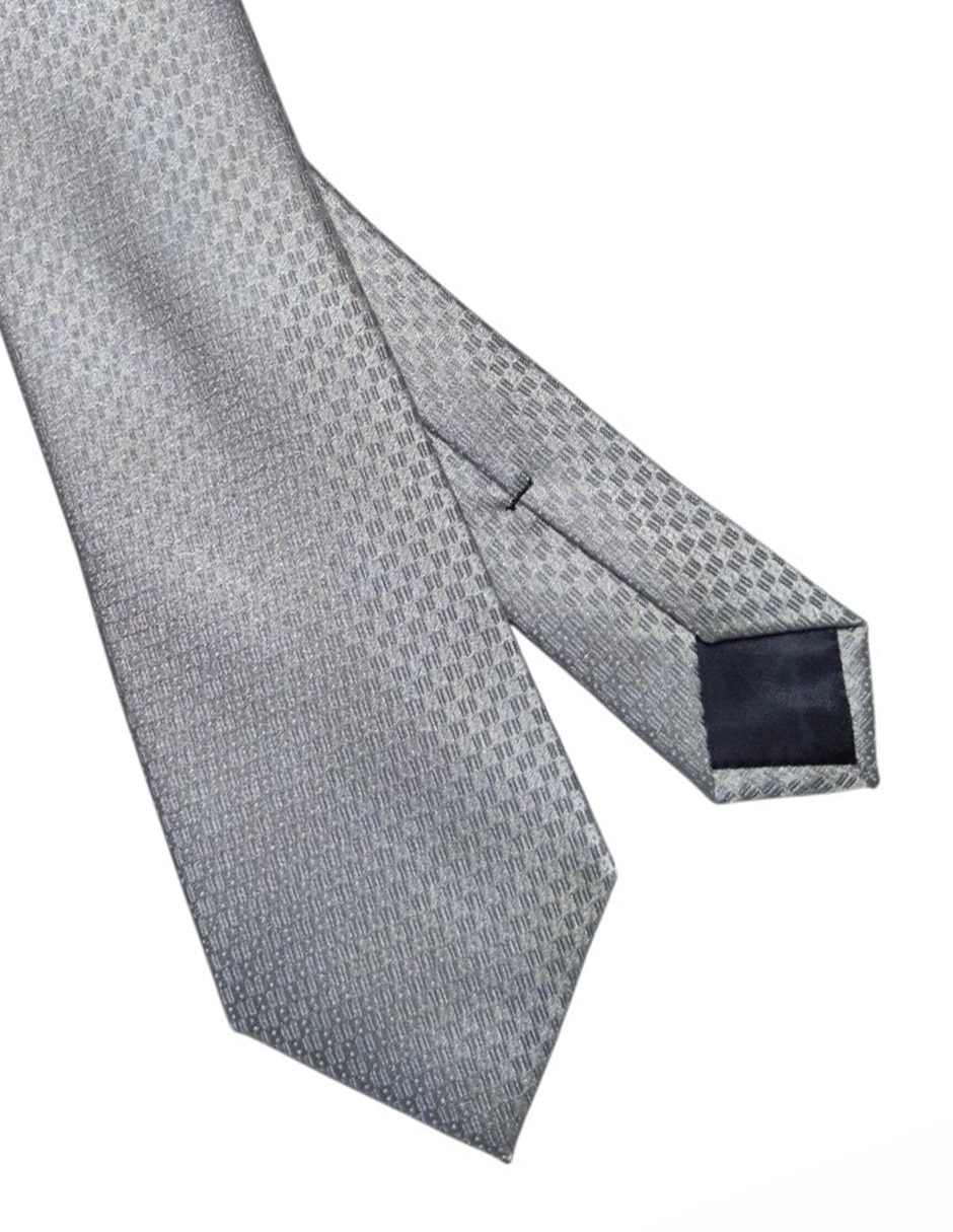 Corbata Calvin Klein regular de seda estampada para hombre 2