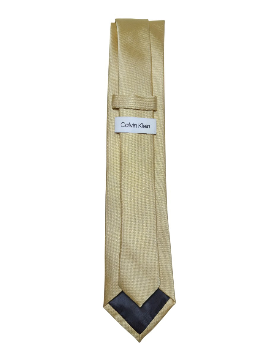 Corbata Calvin Klein regular de seda estampada para hombre 3