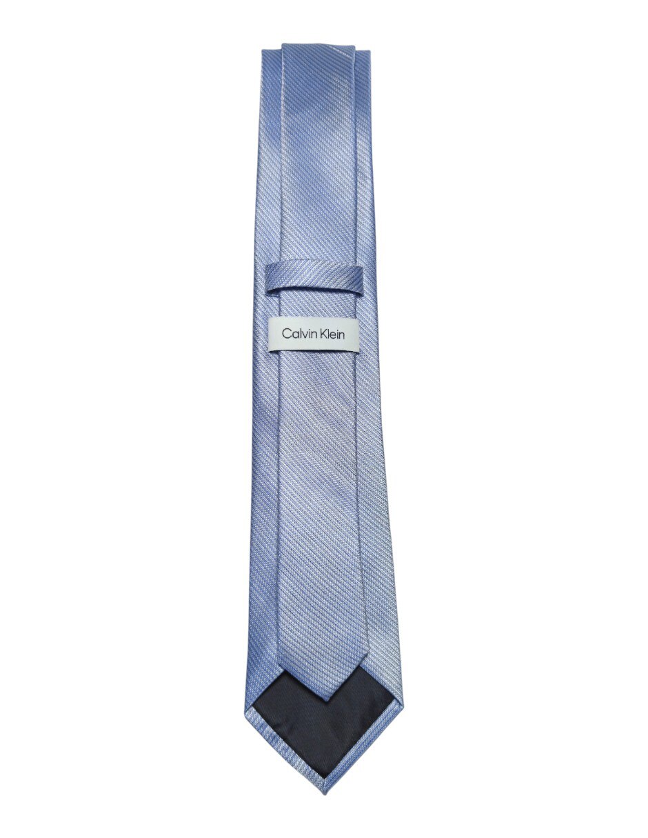 Corbata Calvin Klein regular de seda estampada para hombre 3