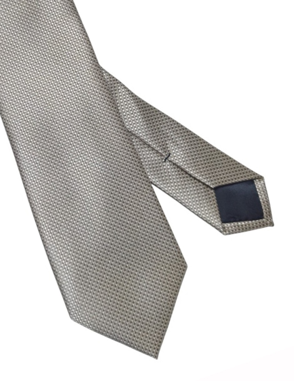 Corbata Calvin Klein regular de seda estampada para hombre