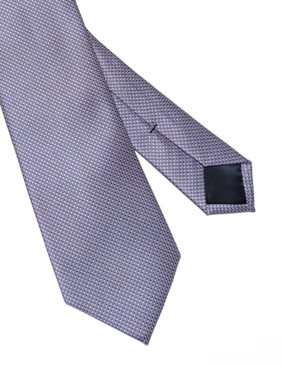 Corbata Calvin Klein regular de seda estampada para hombre 2