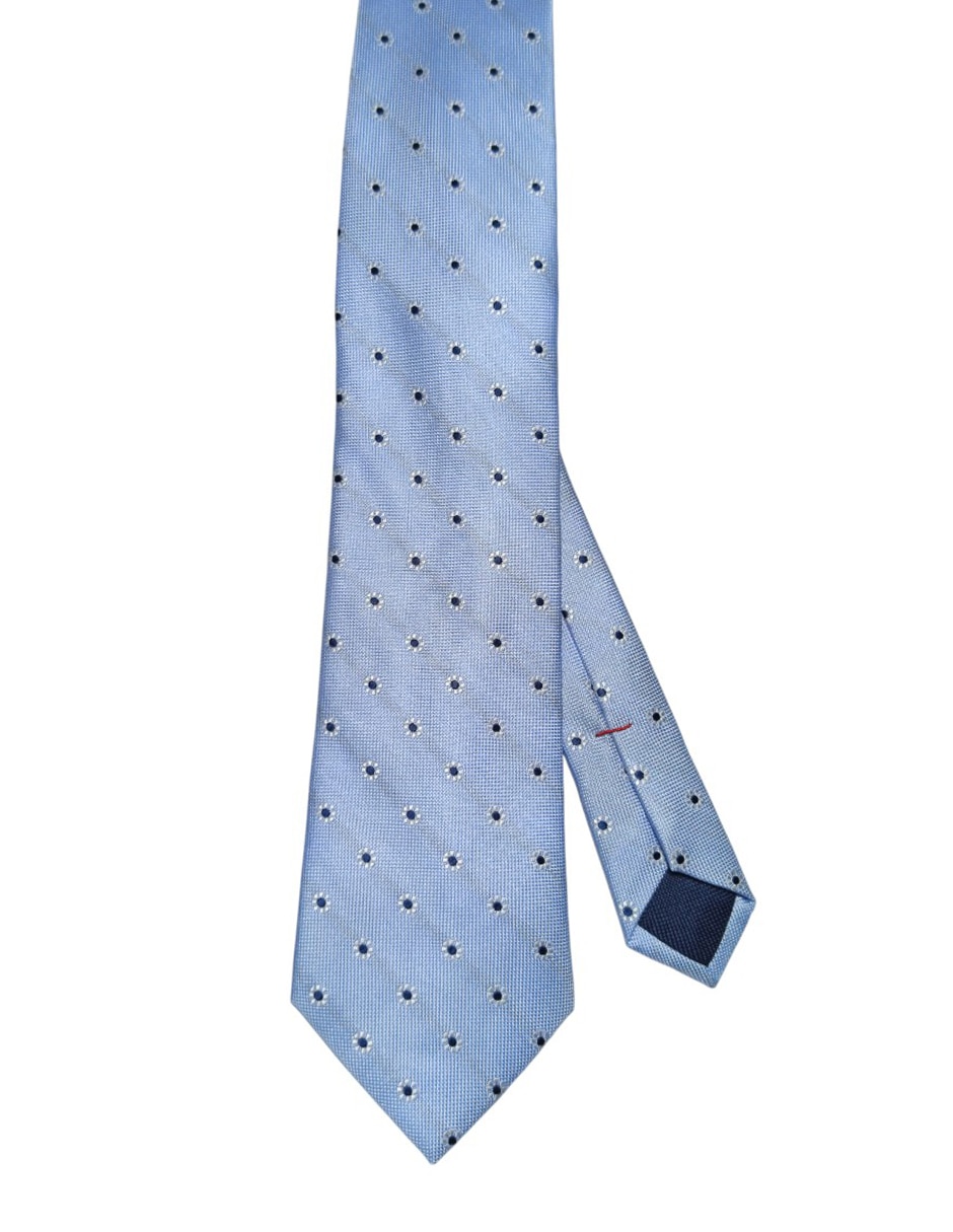 Corbata Hilfiger regular de seda estampado floral para hombre 1