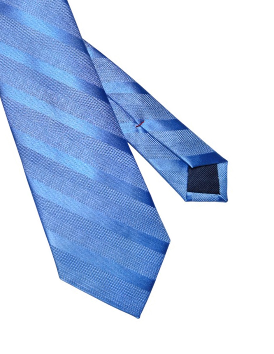 Corbata Hilfiger regular de seda estampado a rayas para hombre 2