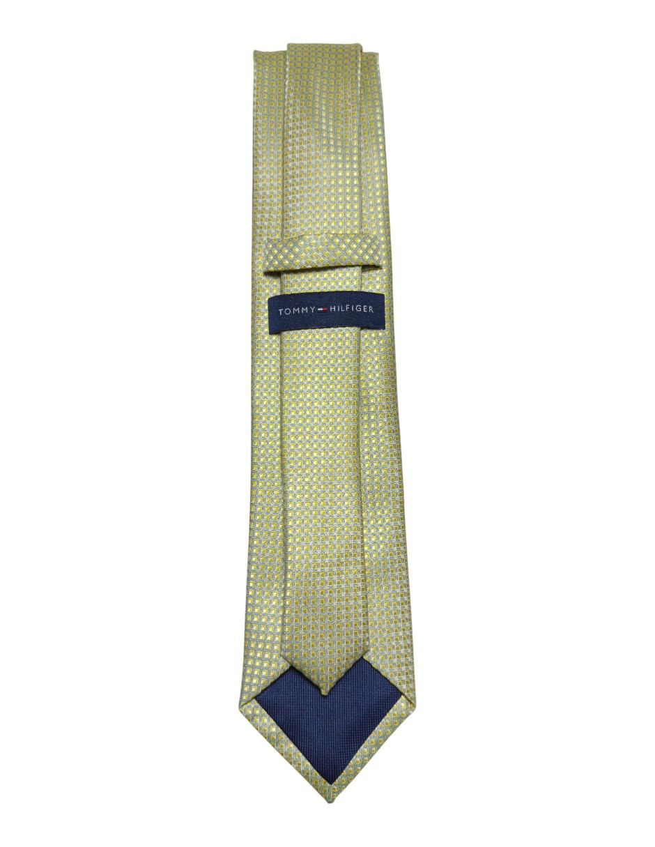 Corbata Hilfiger regular de seda estampada para hombre 3
