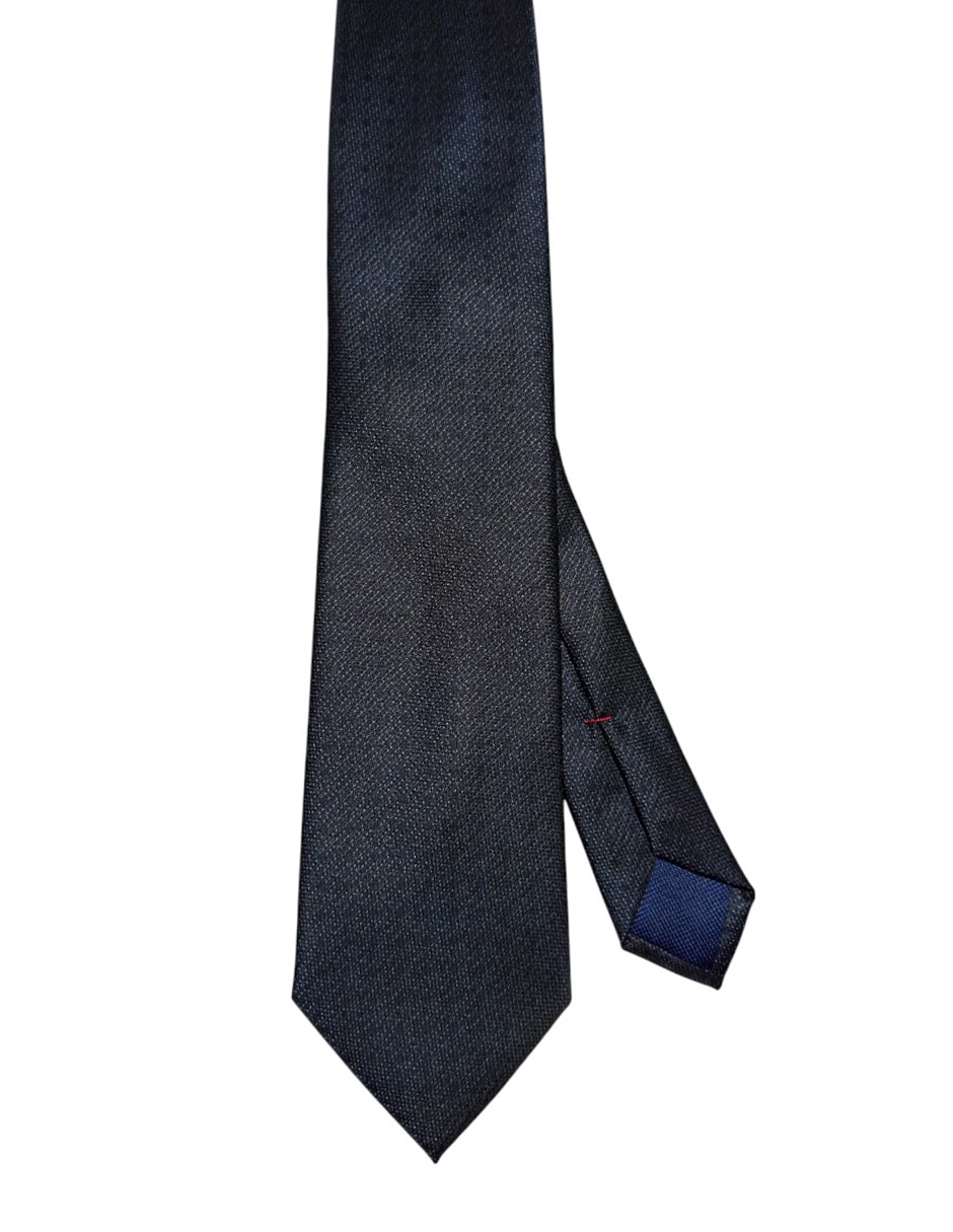 Corbata Hilfiger regular de seda estampada para hombre 1