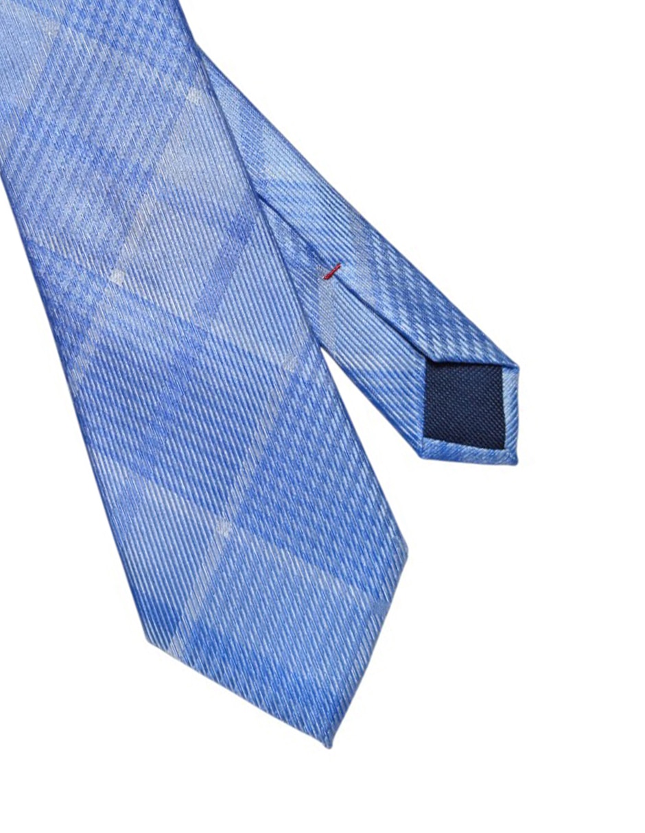 Corbata Hilfiger regular de seda estampado a cuadros para hombre 2