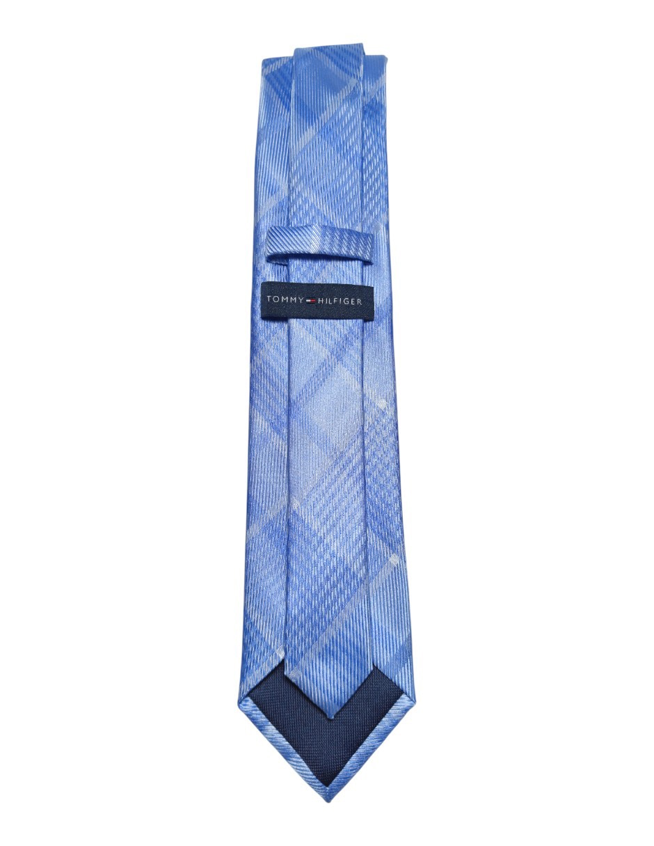 Corbata Hilfiger regular de seda estampado a cuadros para hombre 3