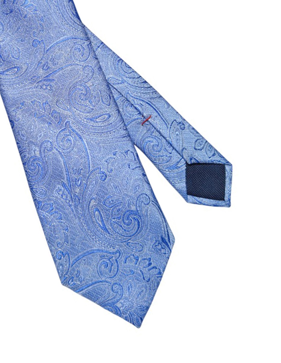 Corbata Hilfiger regular de seda estampado paisley para hombre 2