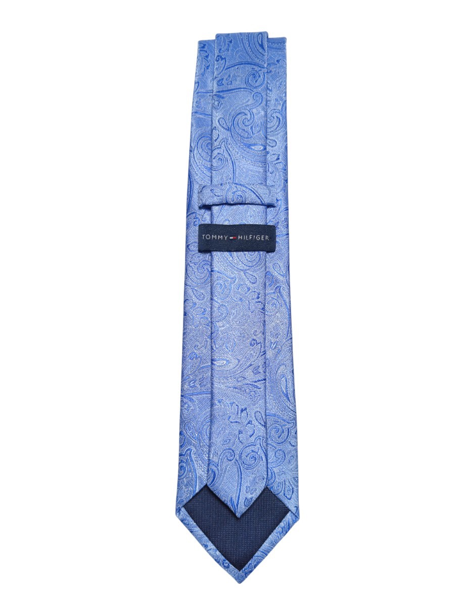 Corbata Hilfiger regular de seda estampado paisley para hombre 3