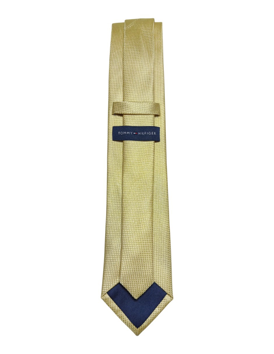 Corbata Tommy Hilfiger regular de seda estampada para hombre