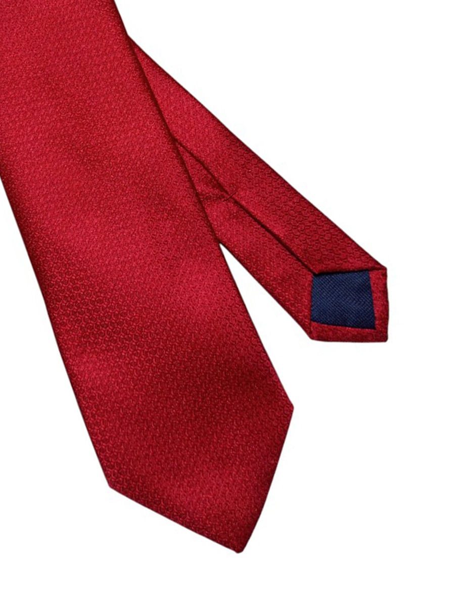 Corbata Hilfiger regular de seda estampada para hombre 2