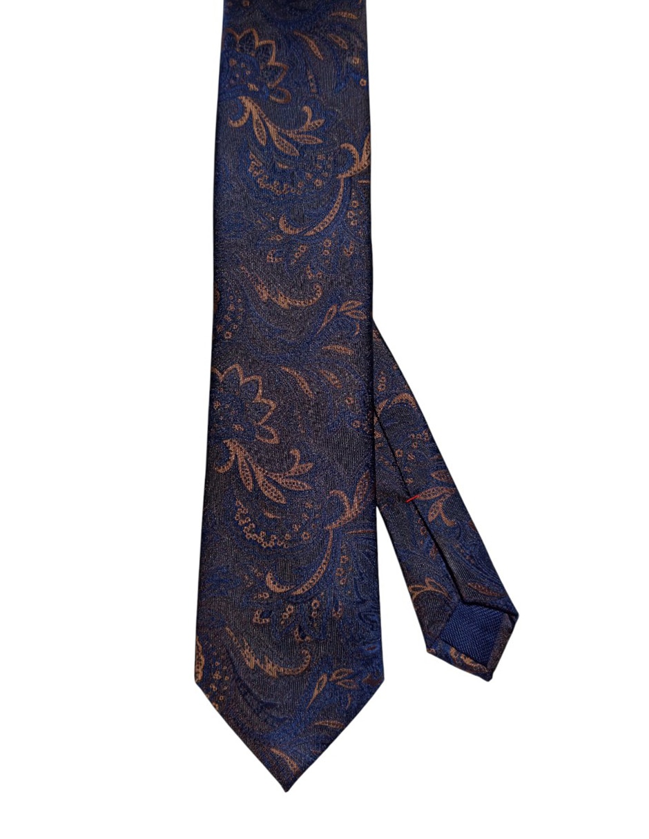 Corbata Hilfiger regular de seda estampado floral para hombre 1