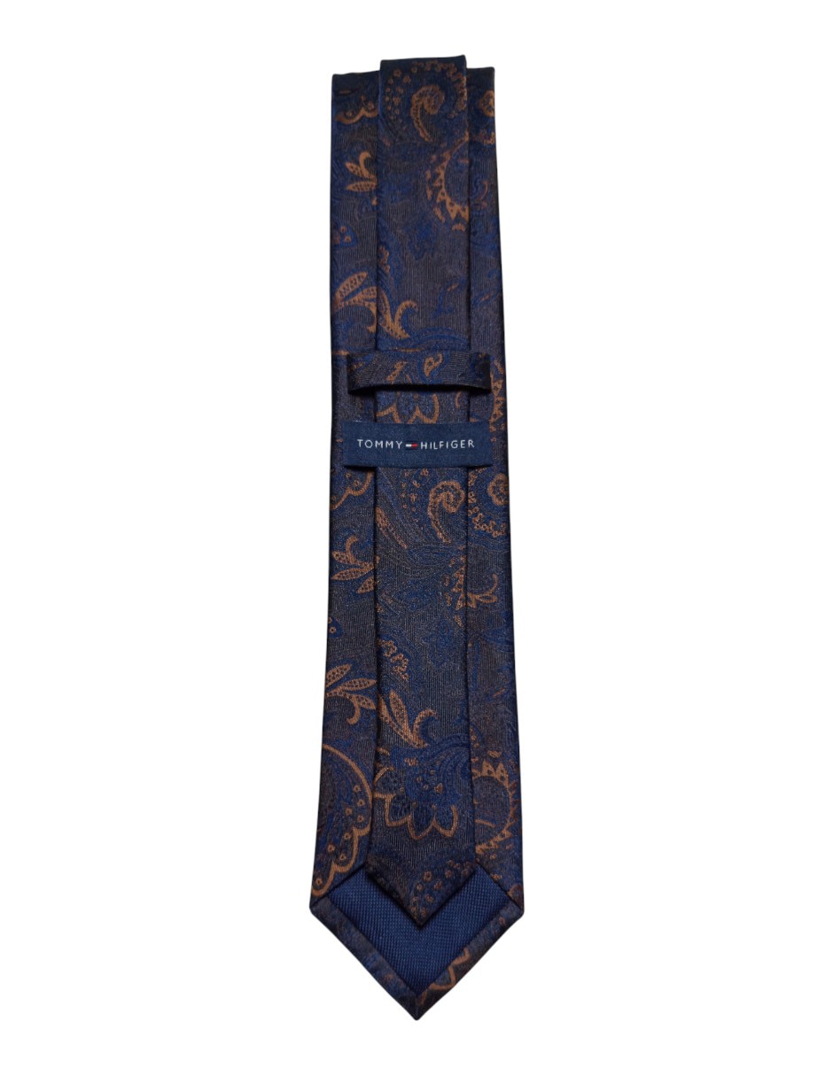 Corbata Hilfiger regular de seda estampado floral para hombre 3