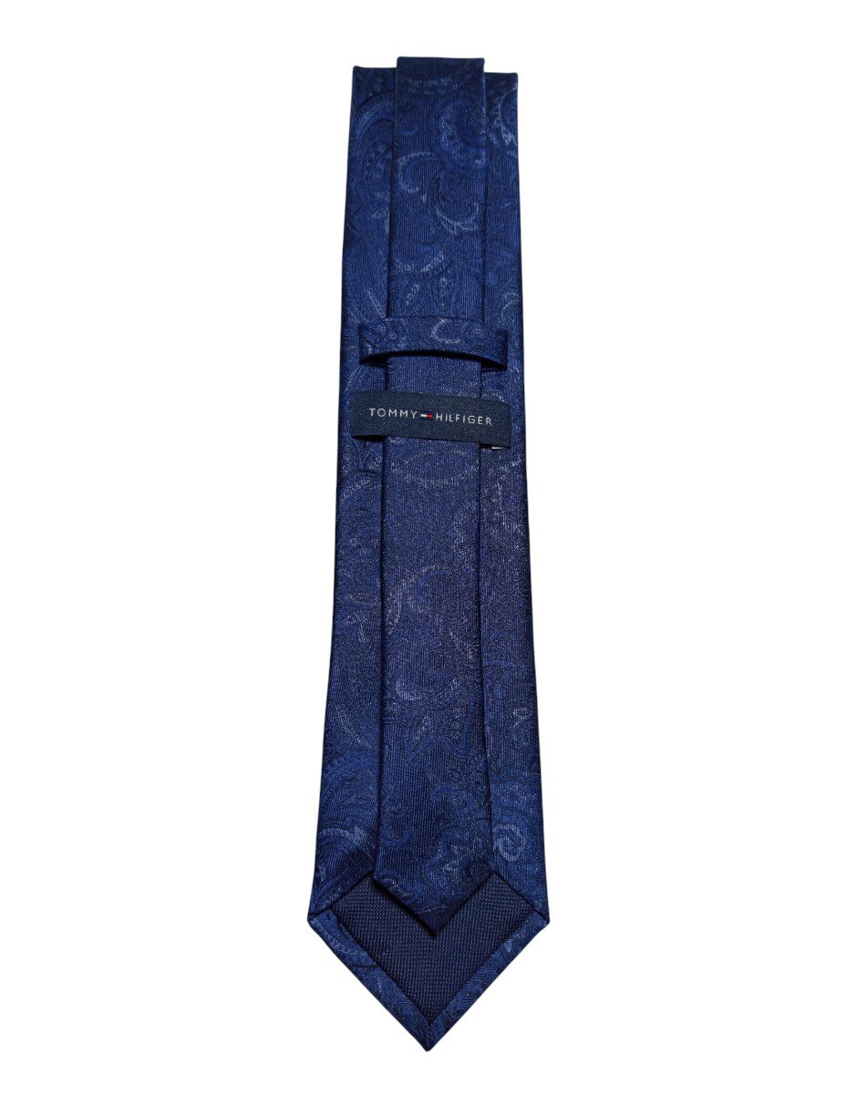 Corbata Tommy Hilfiger regular de seda estampado floral para hombre
