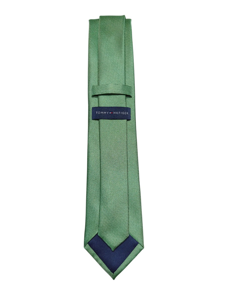 Corbata Hilfiger regular de seda para hombre 3