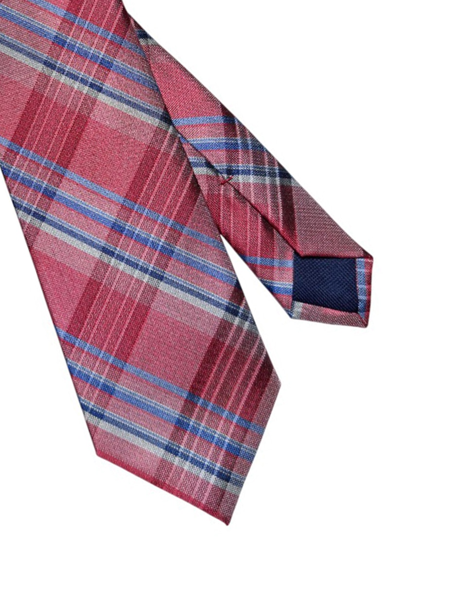 Corbata Tommy Hilfiger regular de seda estampado a cuadros para hombre