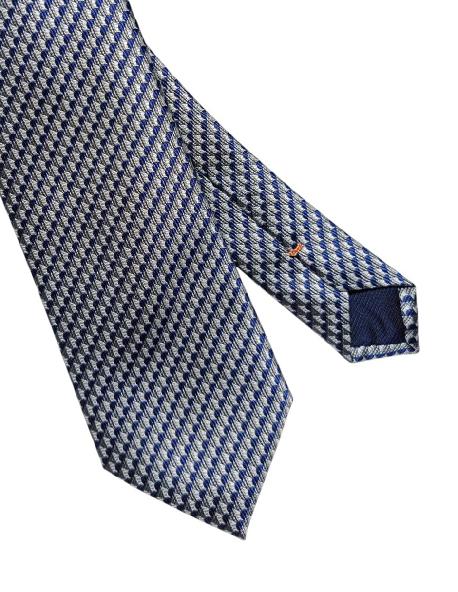 Corbata regular de seda estampado para hombre 3