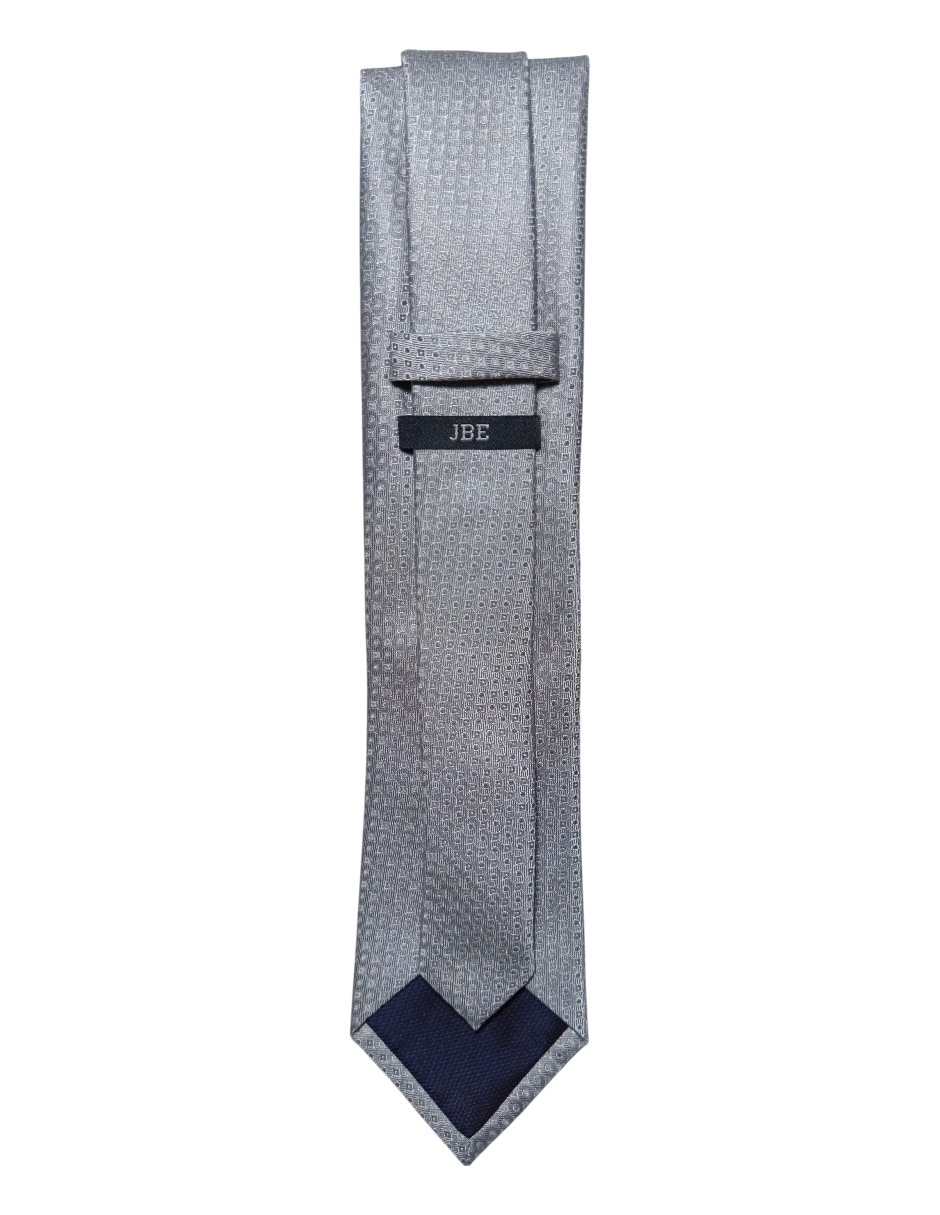 Corbata regular de seda estampado para hombre 2