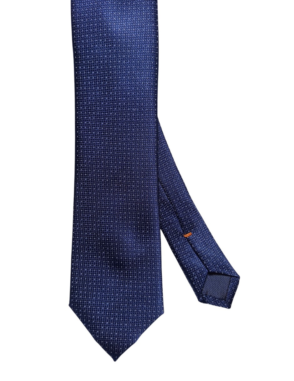 Corbata regular de seda estampado para hombre 1