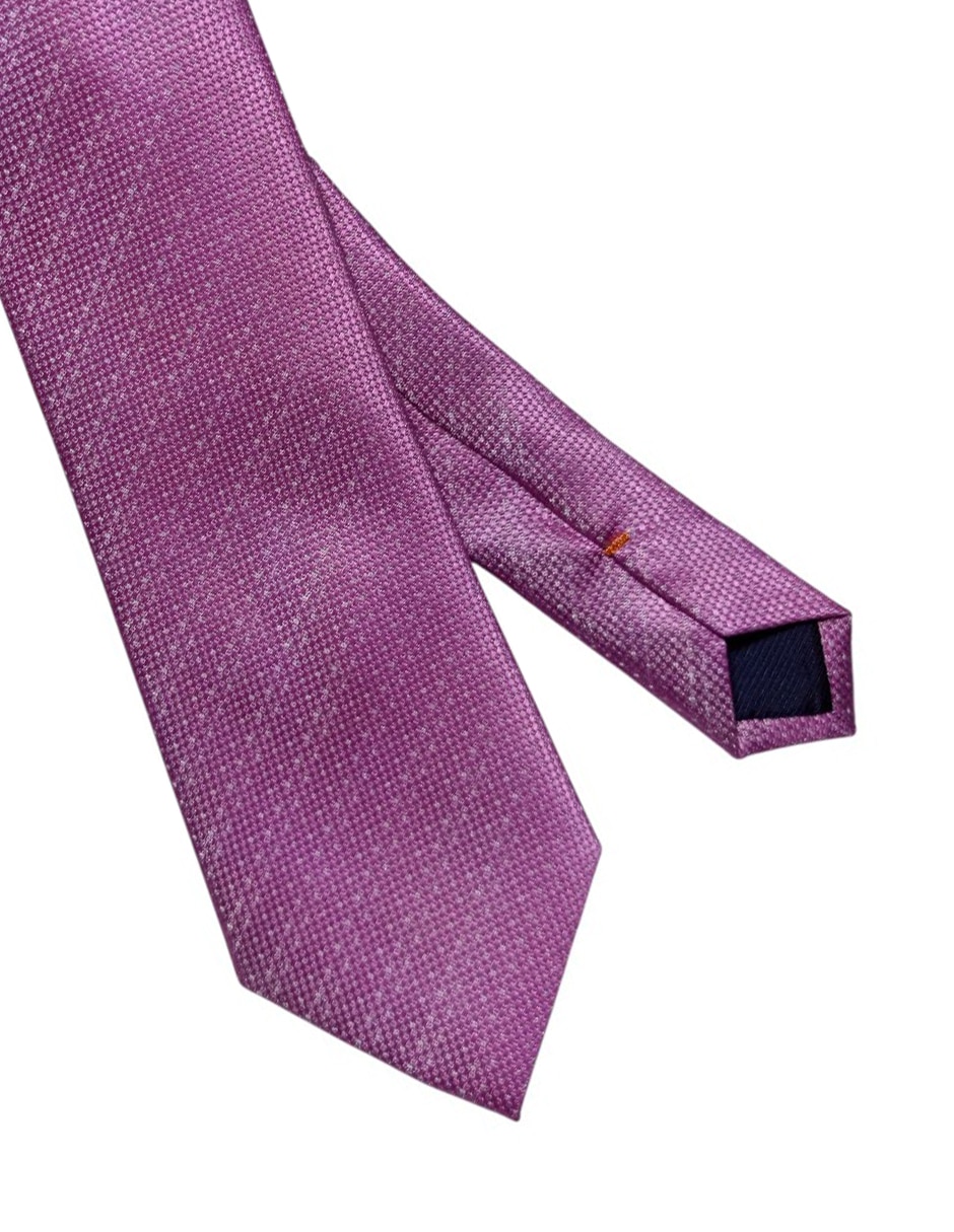 Corbata regular de seda estampado para hombre 2
