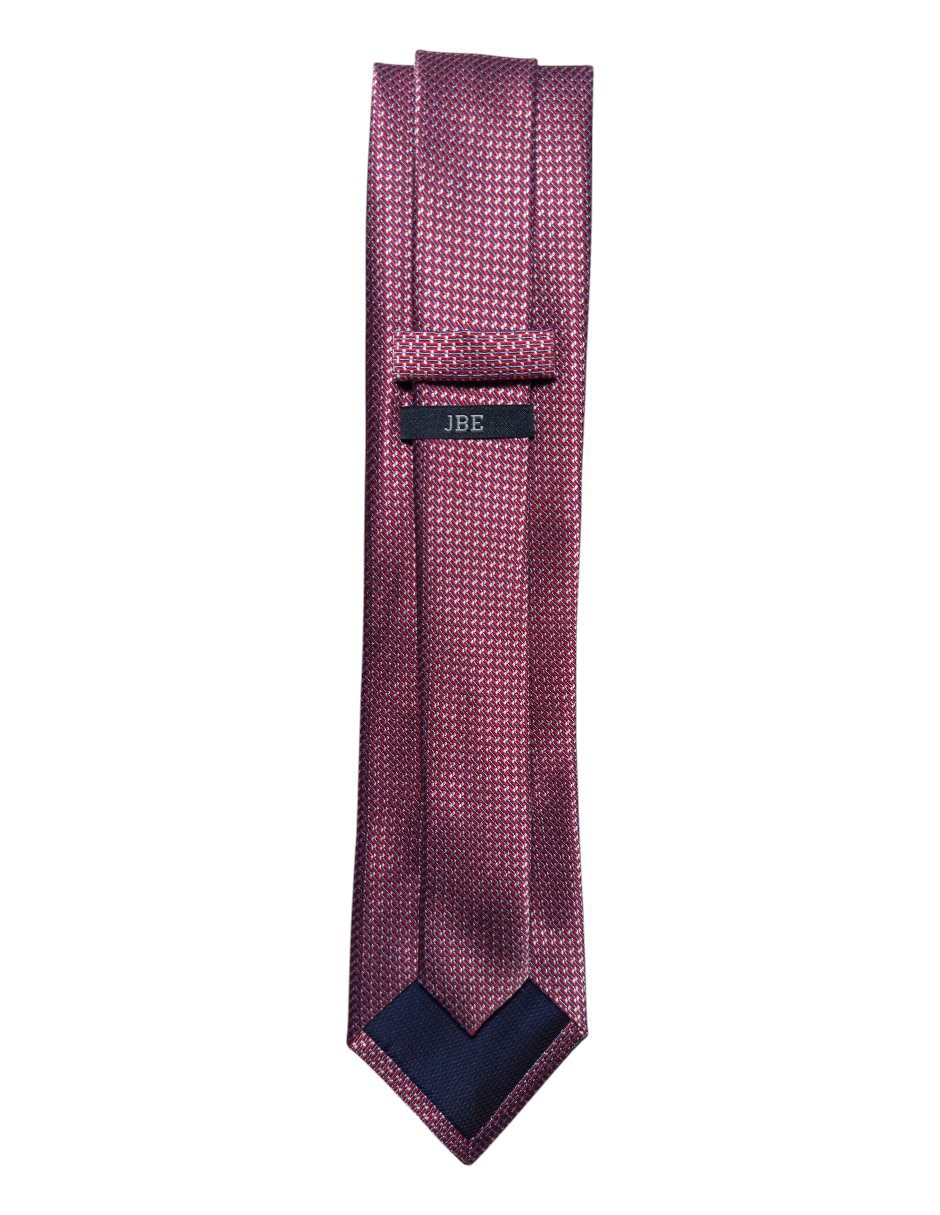 Corbata regular de seda estampado para hombre 2